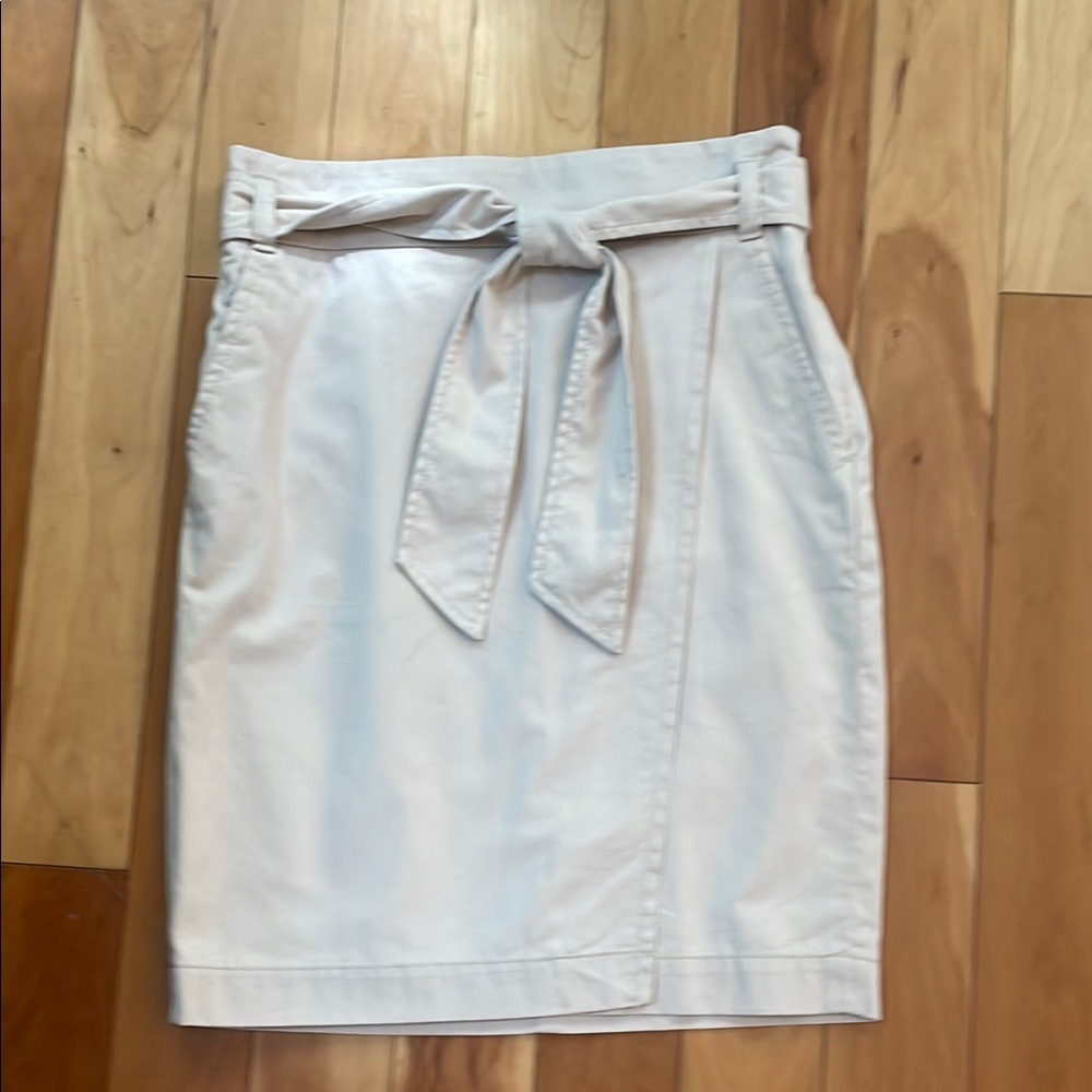 Ann Taylor Factory khaki wrap skirt